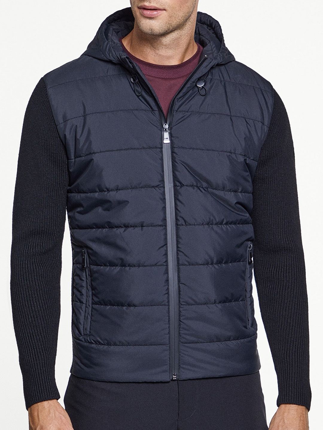 

HACKETT LONDON Hooded Padded Jacket, Black