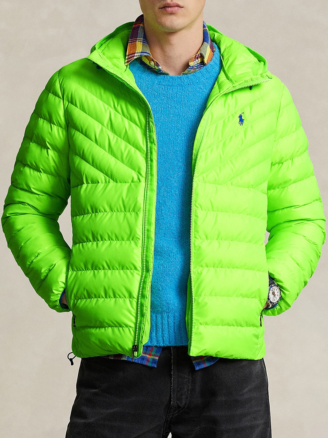 

Polo Ralph Lauren Hooded Water-Repellent Puffer Jacket, Green