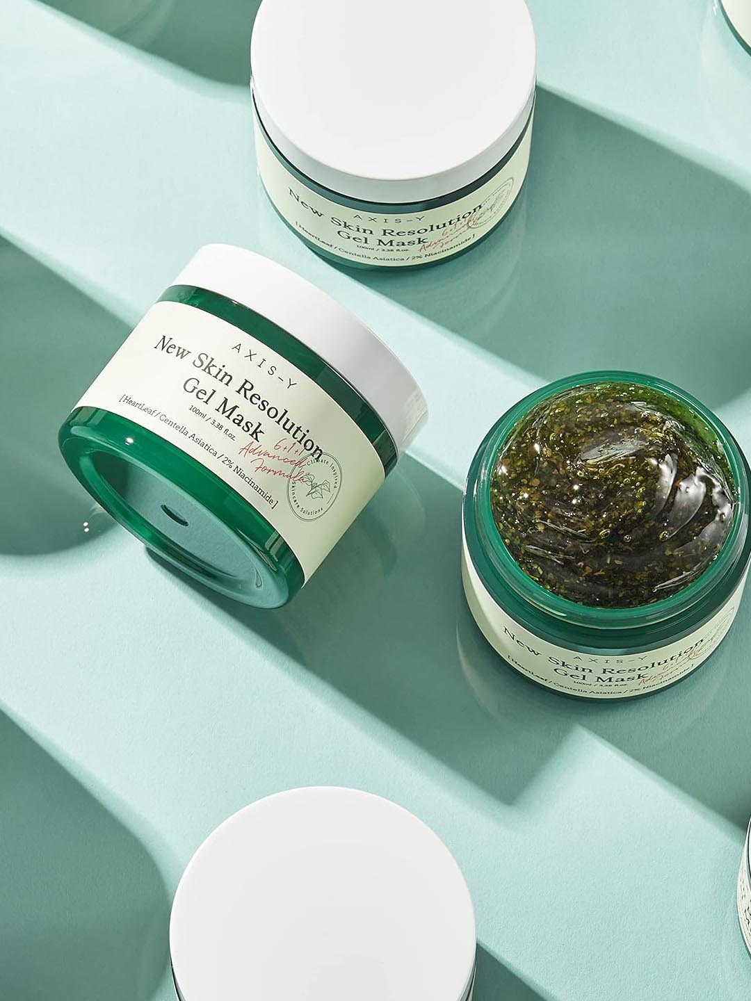 

Axis-Y New Skin Resolution Gel Mask - 100ml, Green