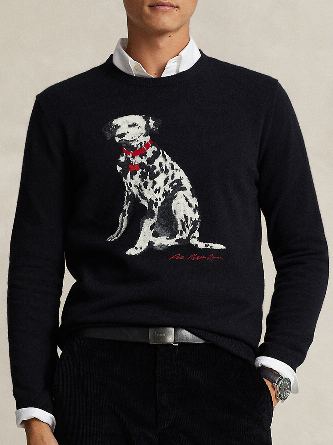 

Polo Ralph Lauren Graphic Printed Sweater, Black