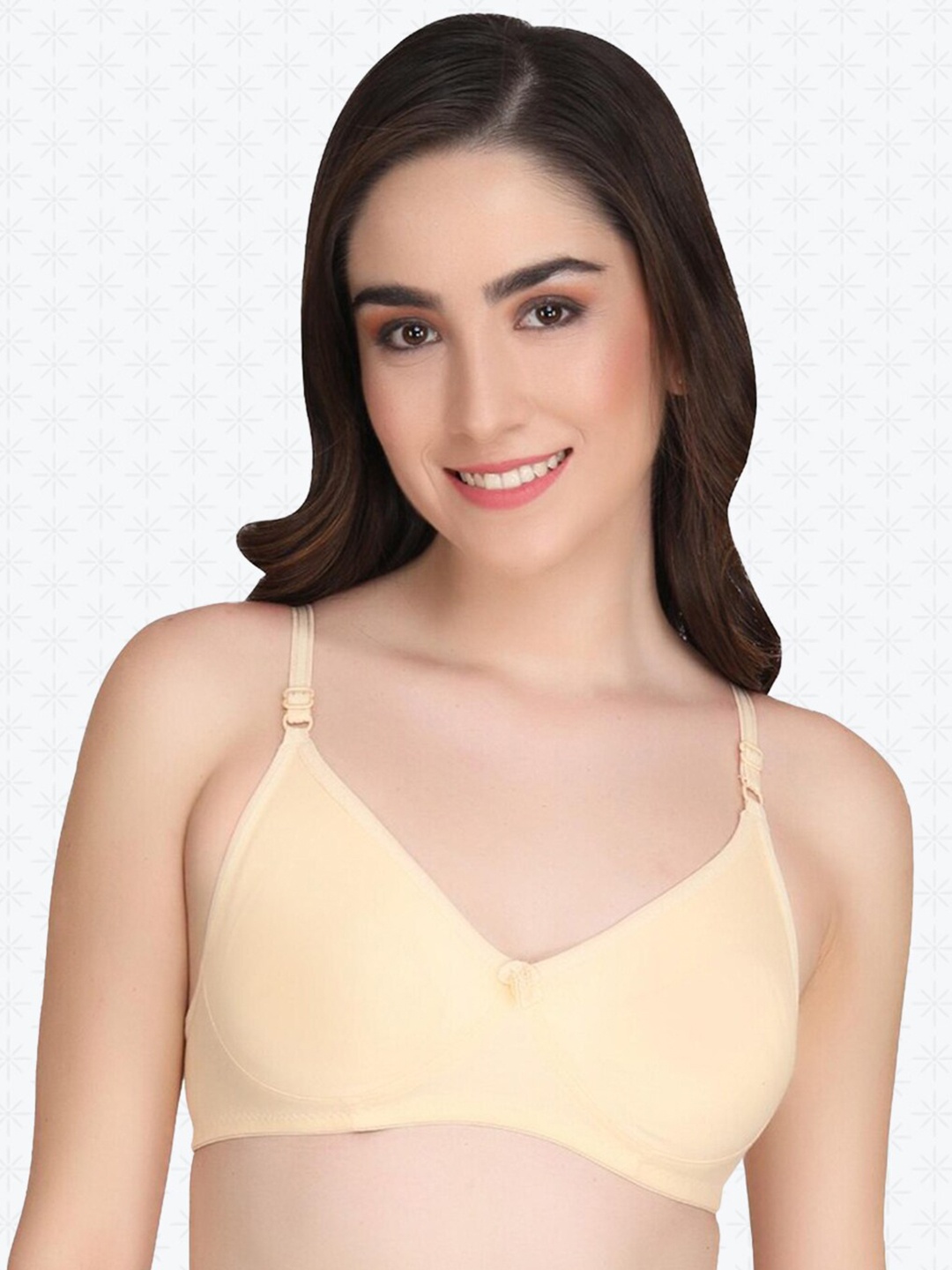 

Designer Bugs Full Coverage Lightly Padded T-Shirt Bra With All Day Comfort, Peach