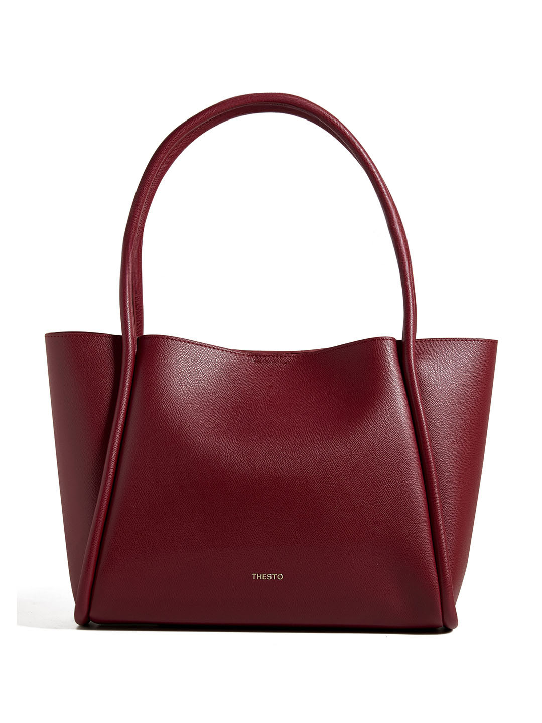 

THESTO Shopper Tote Bag Up to 16 inch, Maroon