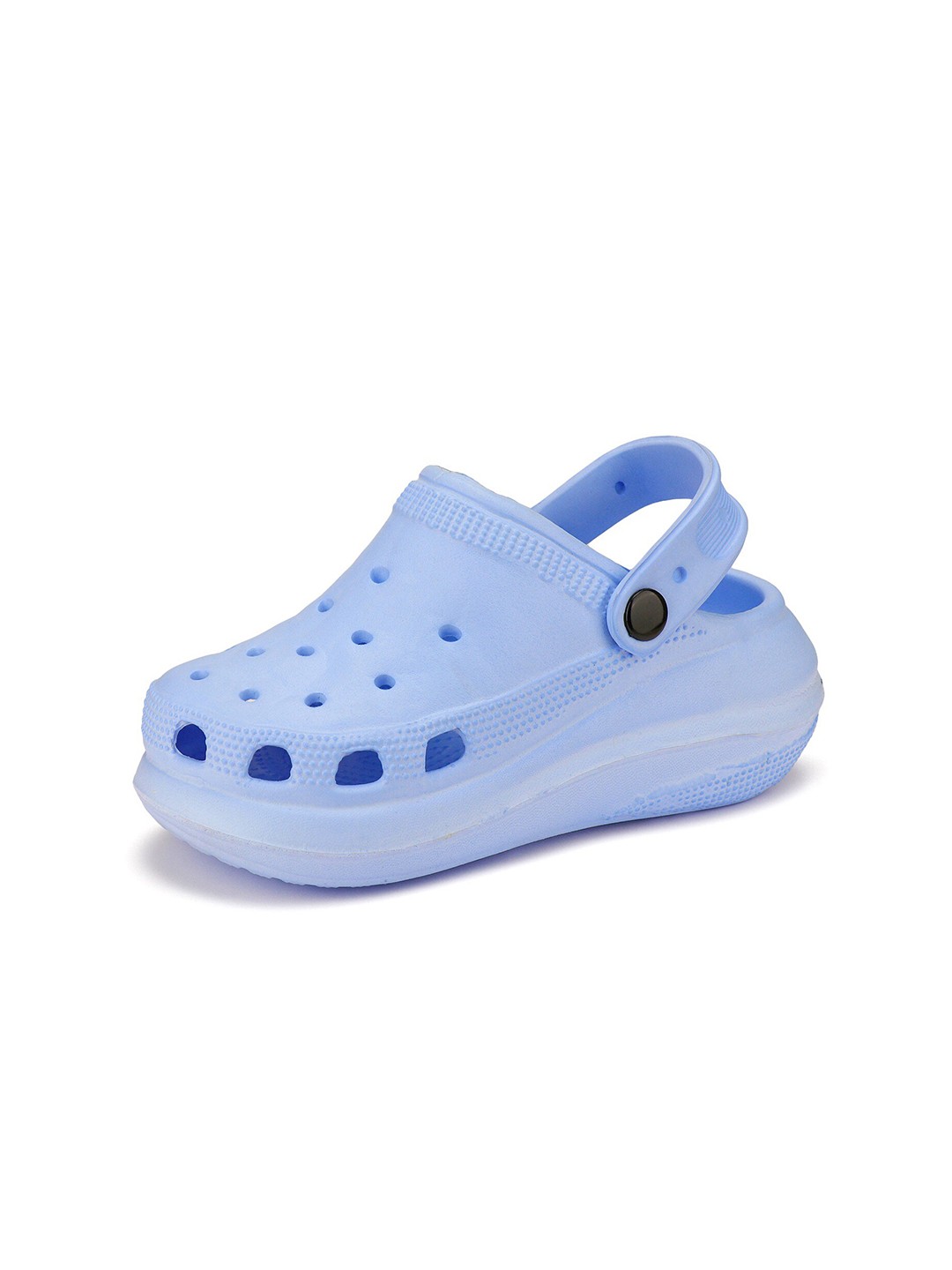 

BERSACHE Women Self Design Clogs, Blue