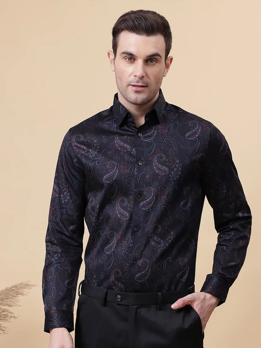 

Marks & Spencer Opaque Casual Shirt, Black