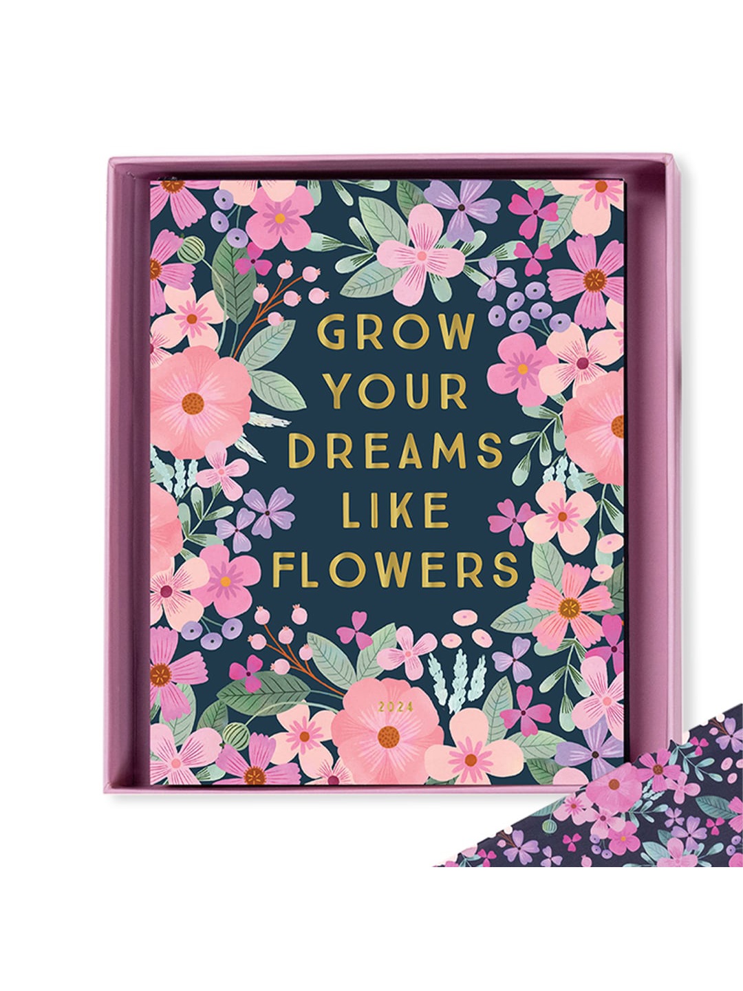 

happywagon Floral Printed Life Planner, Pink
