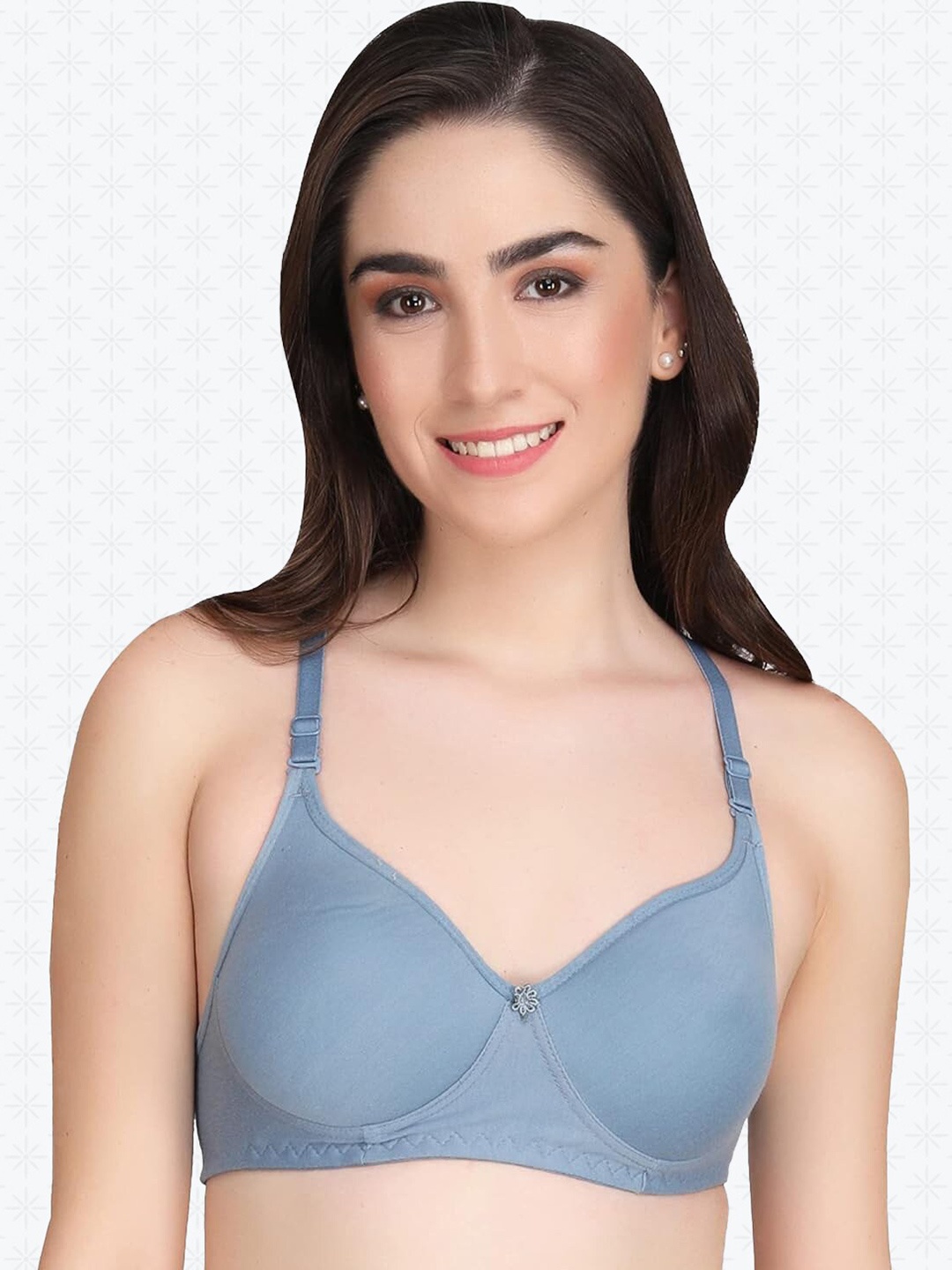

Designer Bugs Full Coverage Lightly Padded T-Shirt Bra With All Day Comfort, Grey