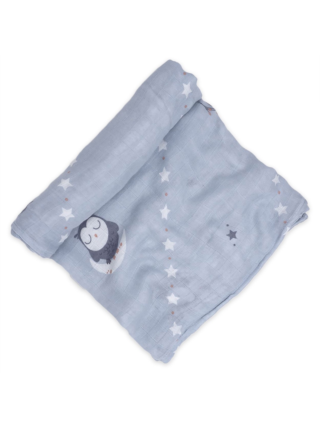 

cocoon care Kids Blue & White Geometric Mild Winter 300 GSM Single Bed Blanket