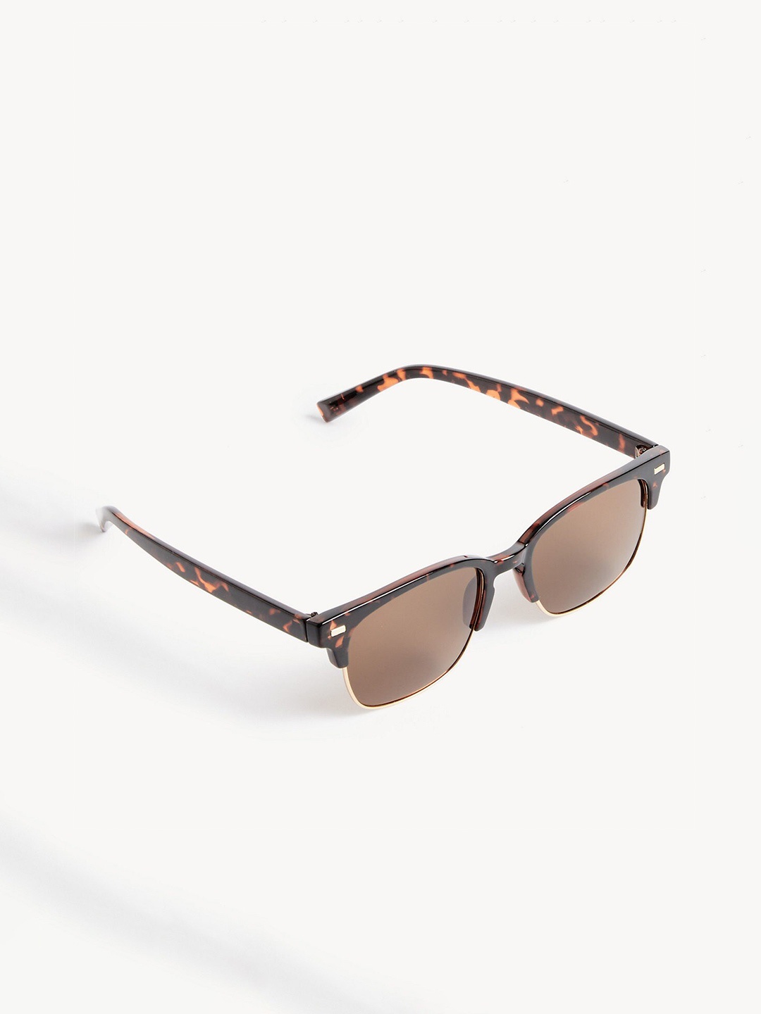 

Marks & Spencer Men Square Sunglasses with UV Protected Lens-T096627BROWN MIX-BROWN MIX