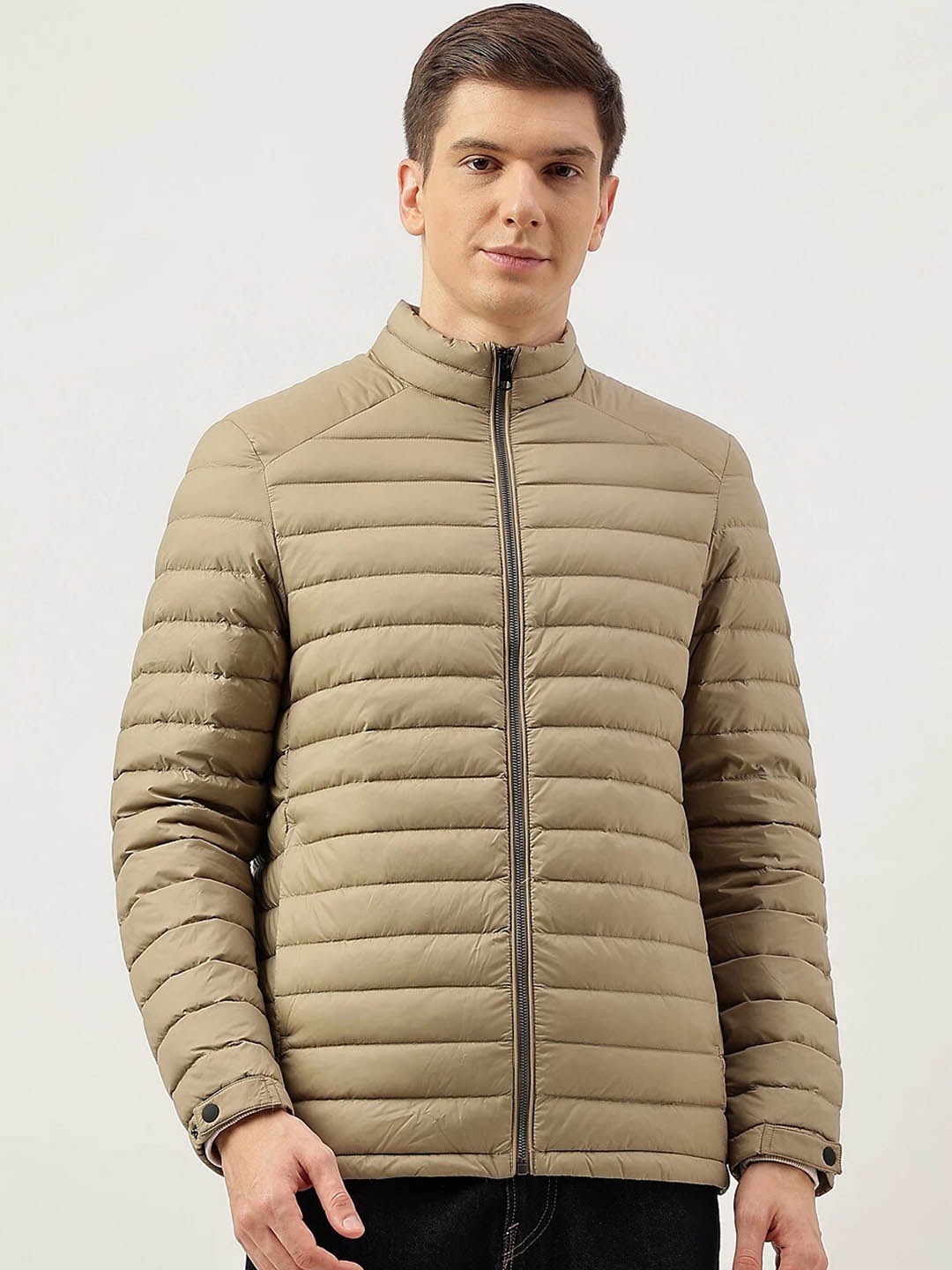 

Marks & Spencer Mock Collar Padded Jacket, Beige