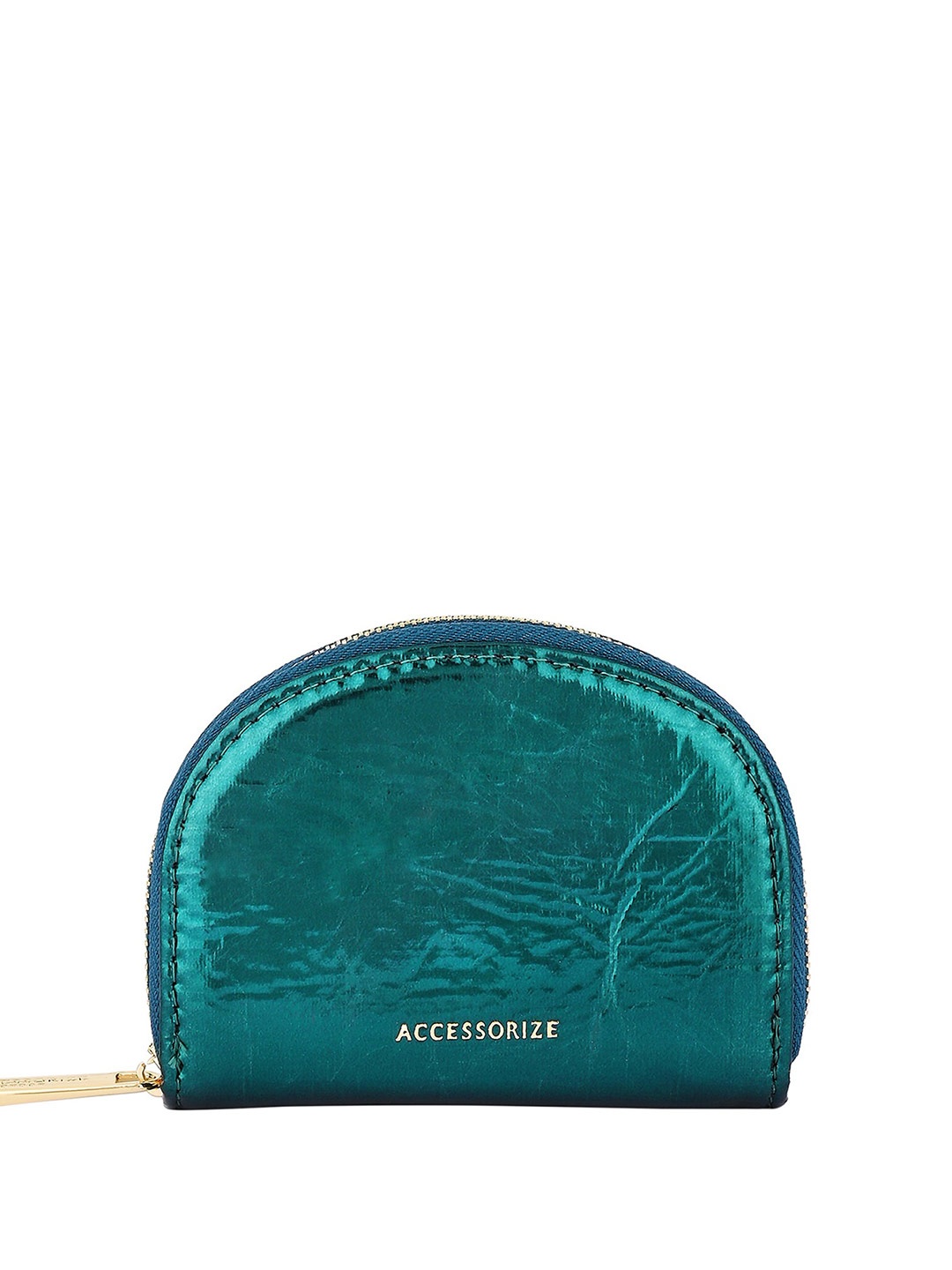 

Accessorize Textured Half Moon Clutches, Teal