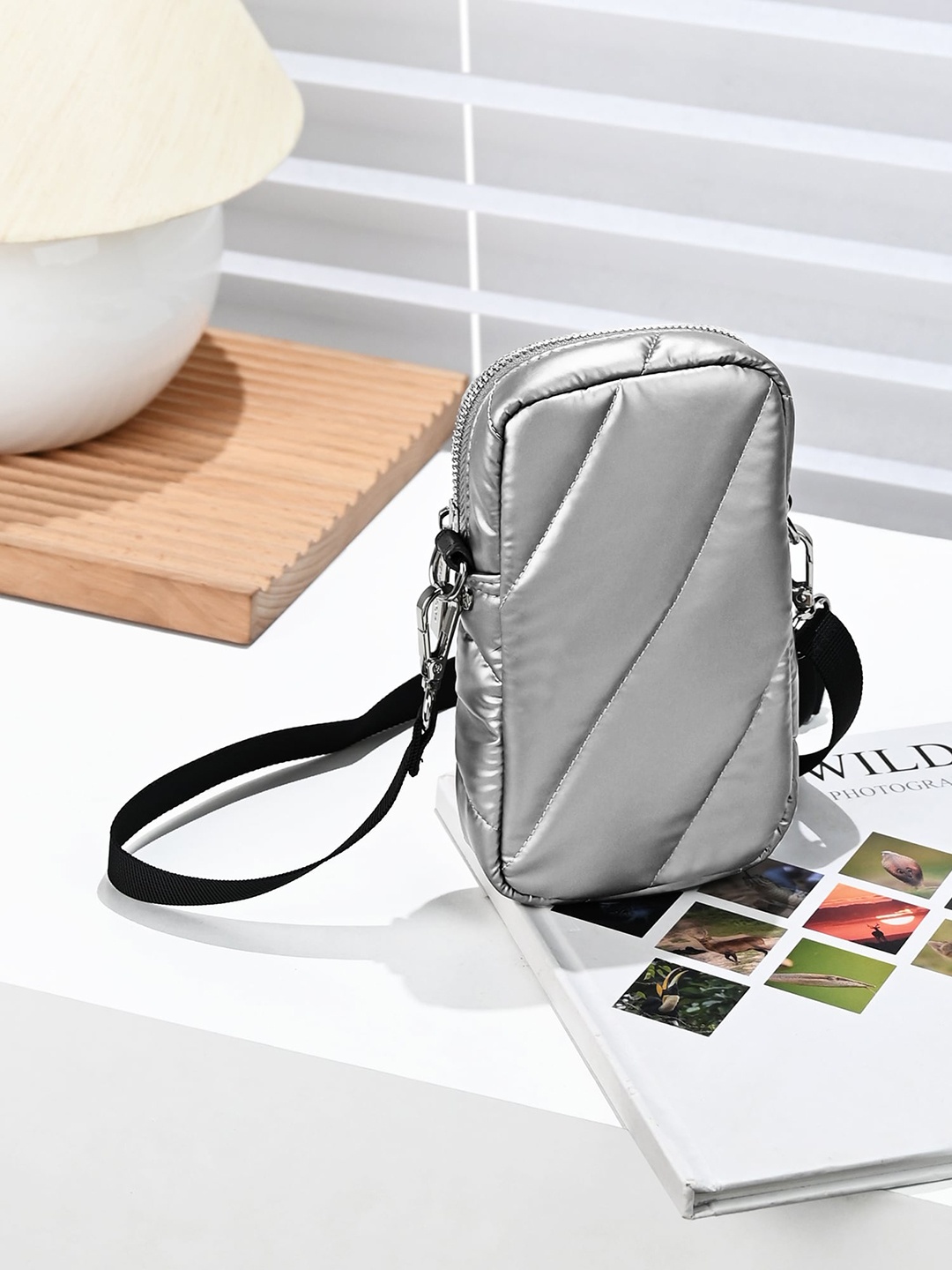 

Accessorize Small Shopper Handheld Bag, Silver