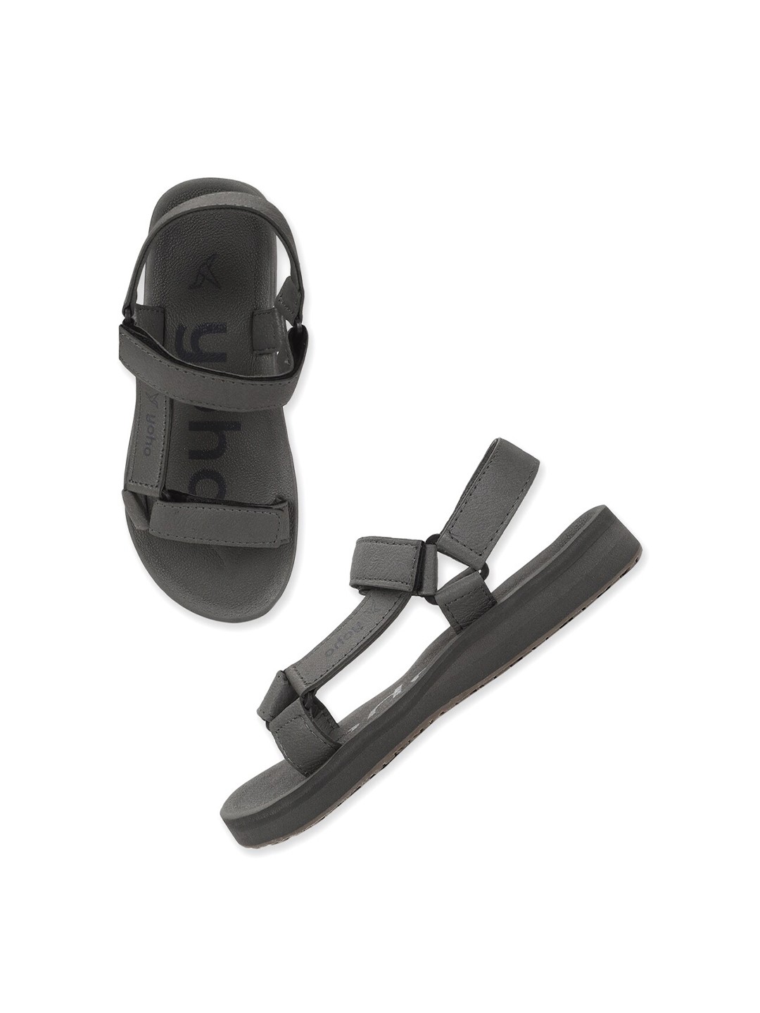

YOHO Men EVA Sandal Comfortable Lightweight Adjustable Sandal, Grey