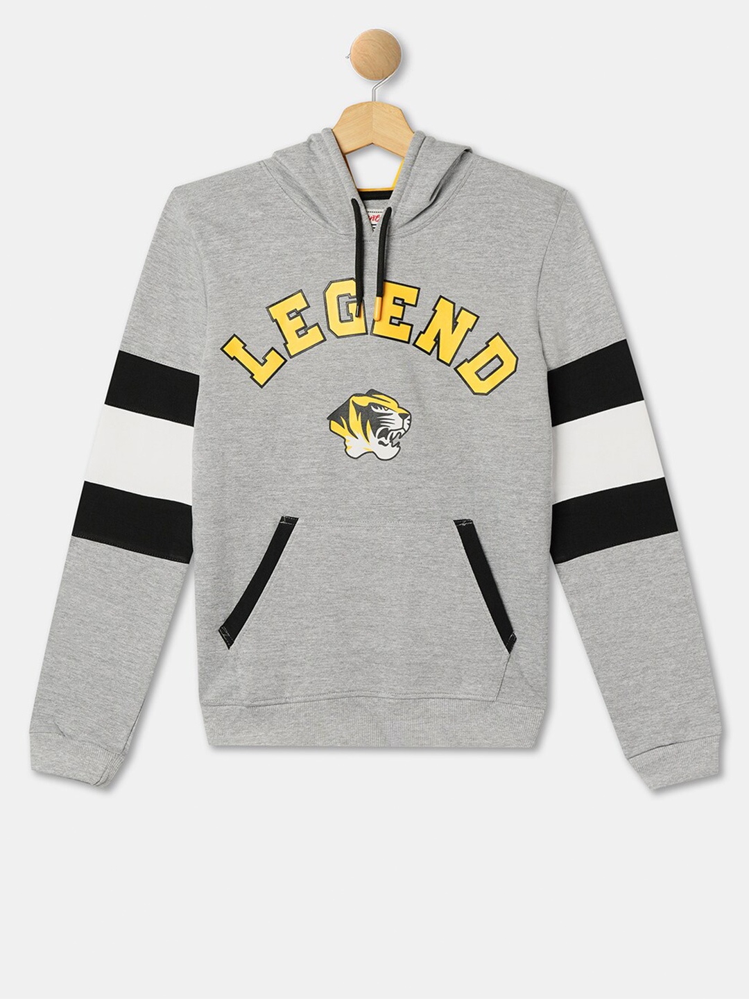 

R&B Boys Typography Printed Cotton Sweatshirt, White