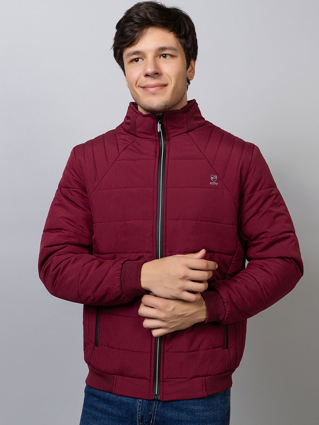 

Xohy Lightweight Cotton Padded Jacket, Maroon
