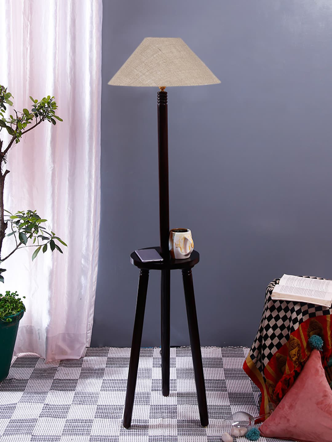 

Devansh Beige Jute Collie Wood Floor Lamps
