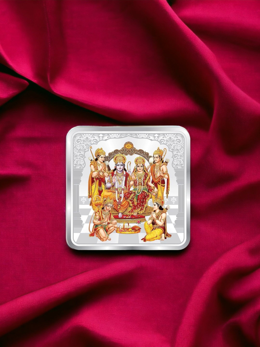 

Taraash Ram Darbar 999 Sliver Coin - 20gm, Silver