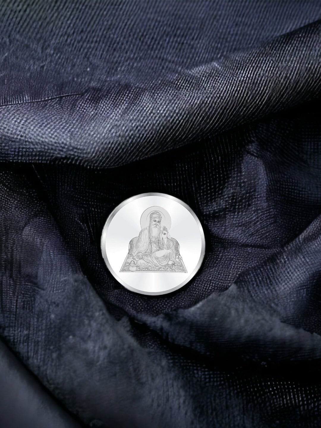 

Taraash Gurunanak 999 Silver Coin-10 gm