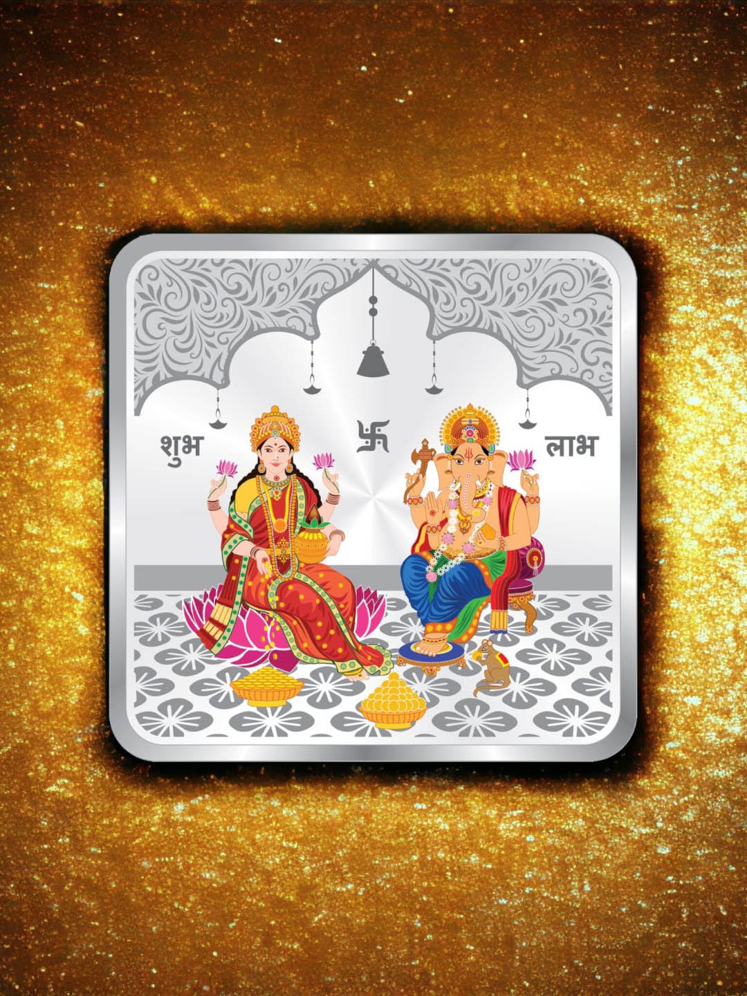 

Taraash Lakshmi Ganesha 999 Silver Coin-50 gm