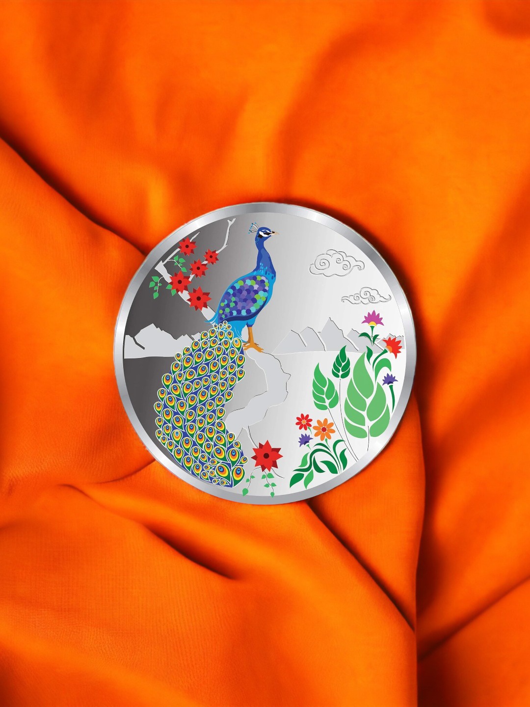 

Taraash Peacock 999 Silver Coin- 20 gm