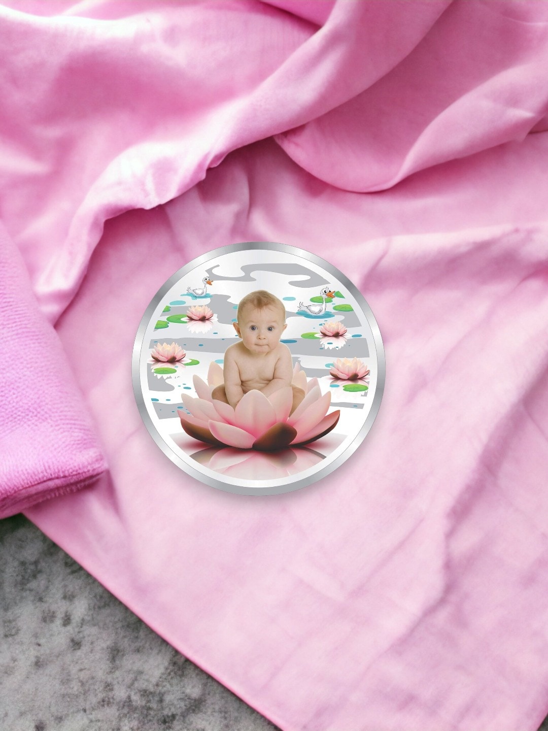 

Taraash New Born Baby 999 Silver Coin- 20 gm