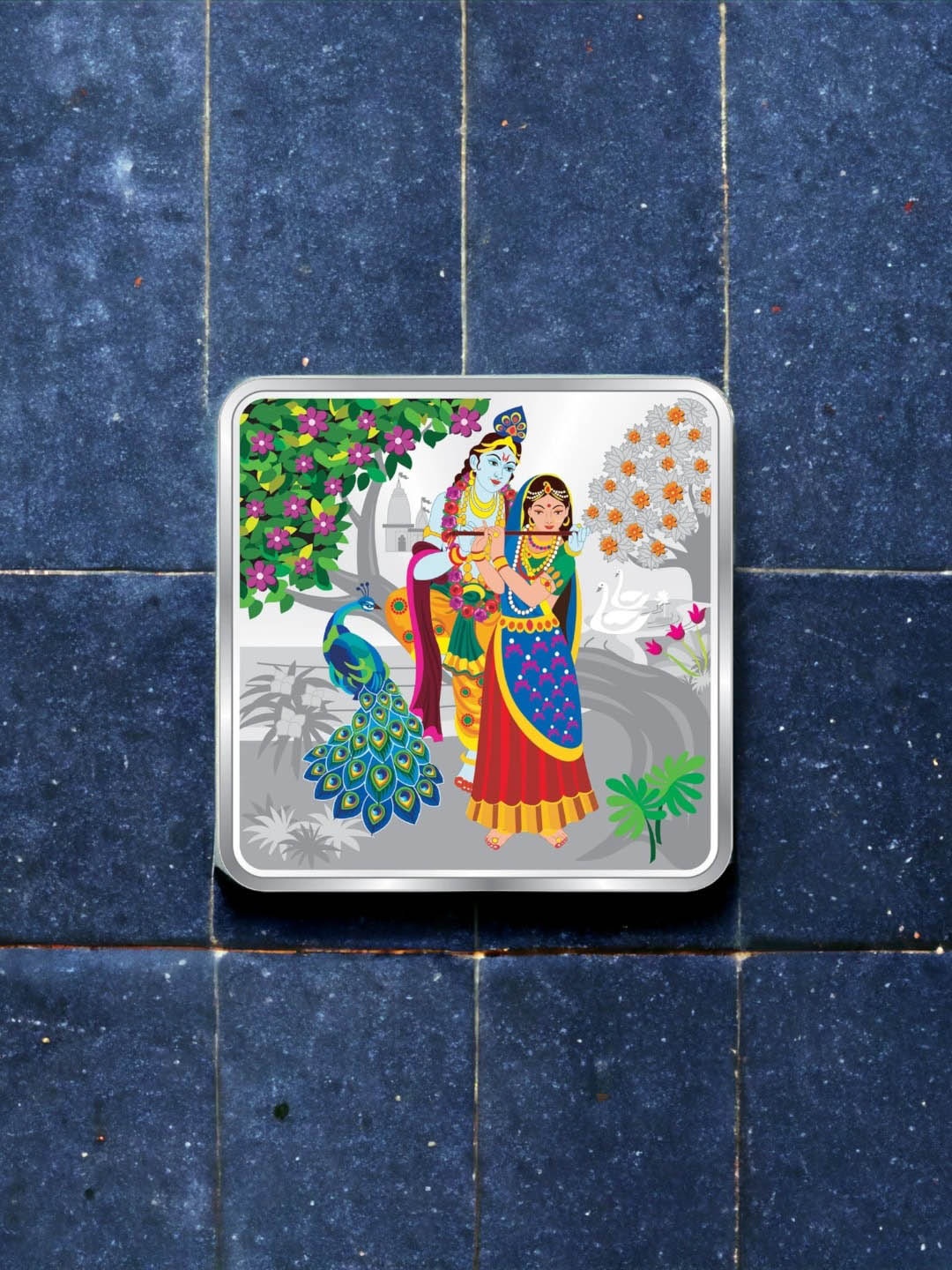 

Taraash Radha Krishna 999 Silver Coin-20gm