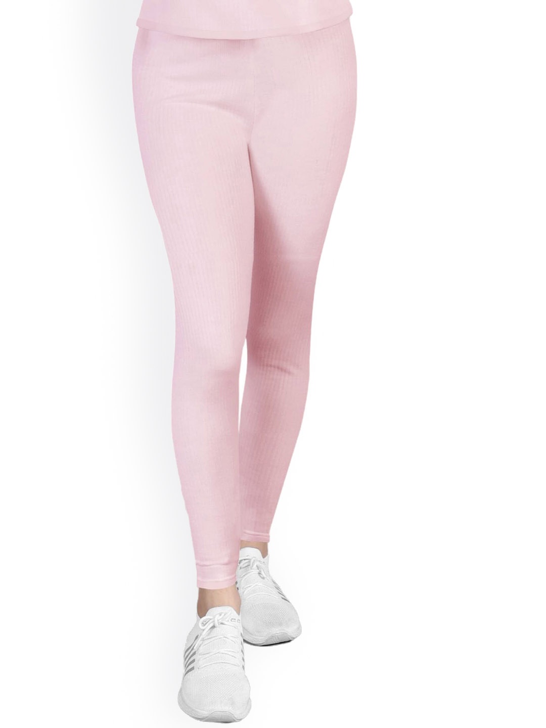 

DChica Girls Regular Fit Warm Thermal Bottoms, Pink