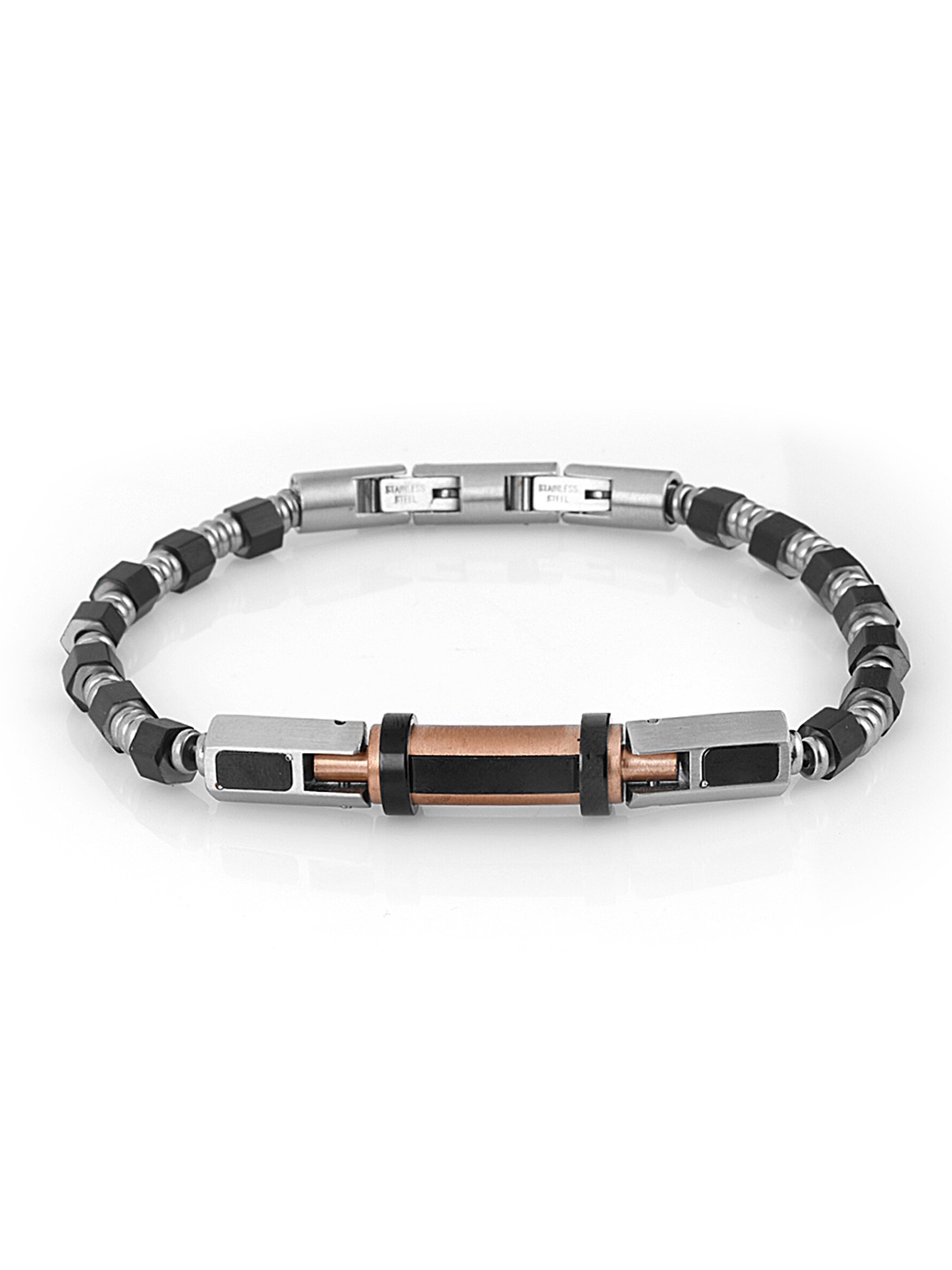 

Daniel Klein Men Wraparound Bracelet, Silver