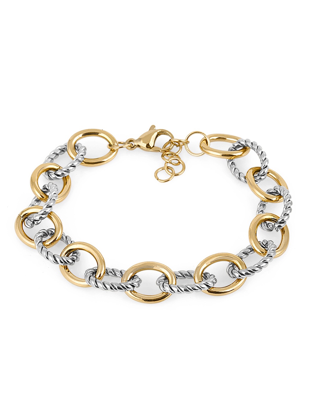 

Daniel Klein Women Metal Link Bracelet, Silver