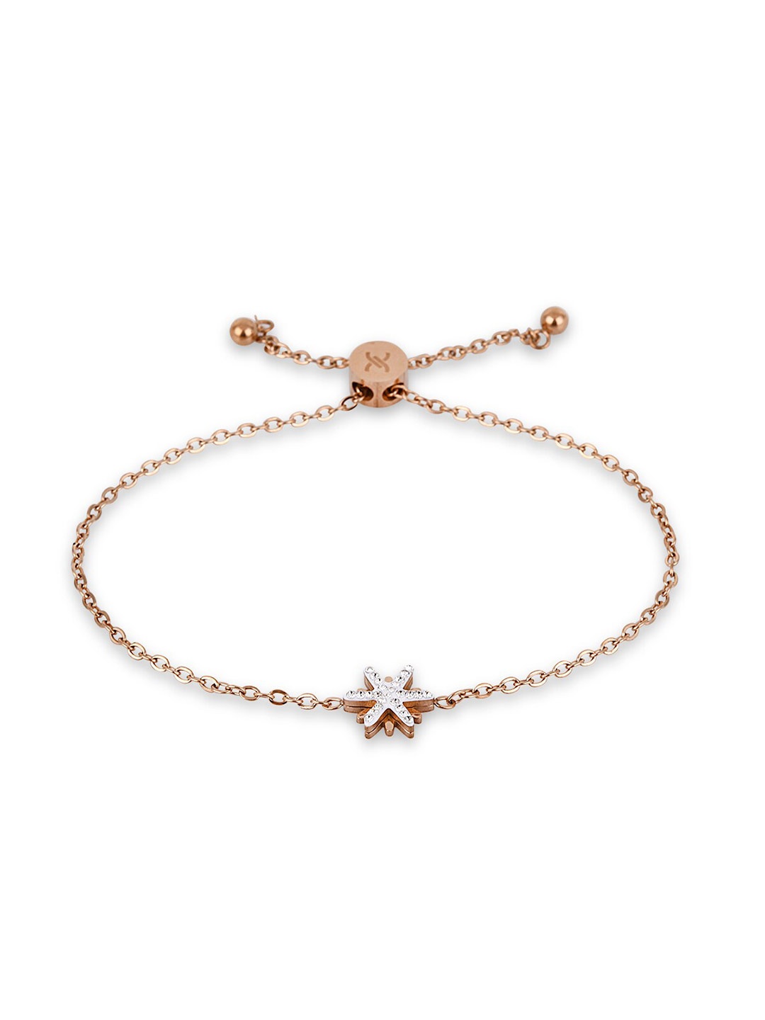 

Daniel Klein Stone-Studded Charm Bracelet, Rose gold