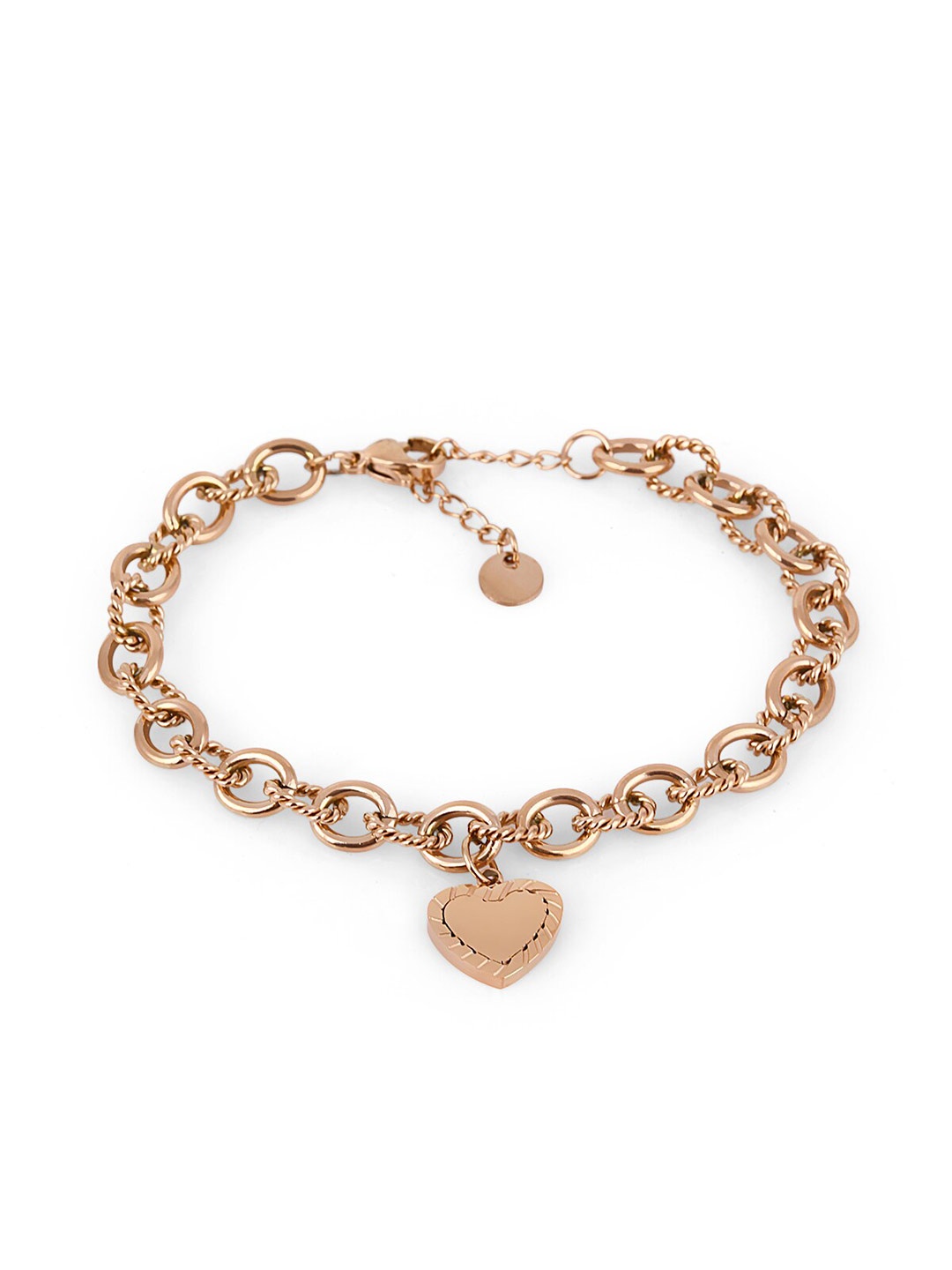 

Daniel Klein Rose Gold Metal Link Bracelet