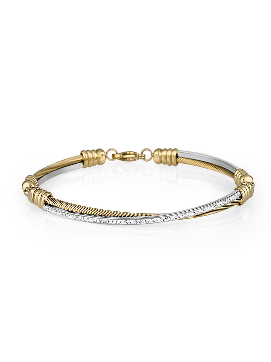 

Daniel Klein Women Wraparound Bracelet, Silver