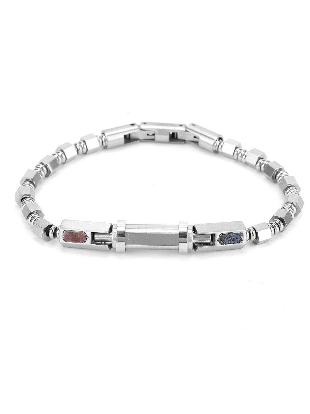 

Daniel Klein Men Wraparound Bracelet, Silver
