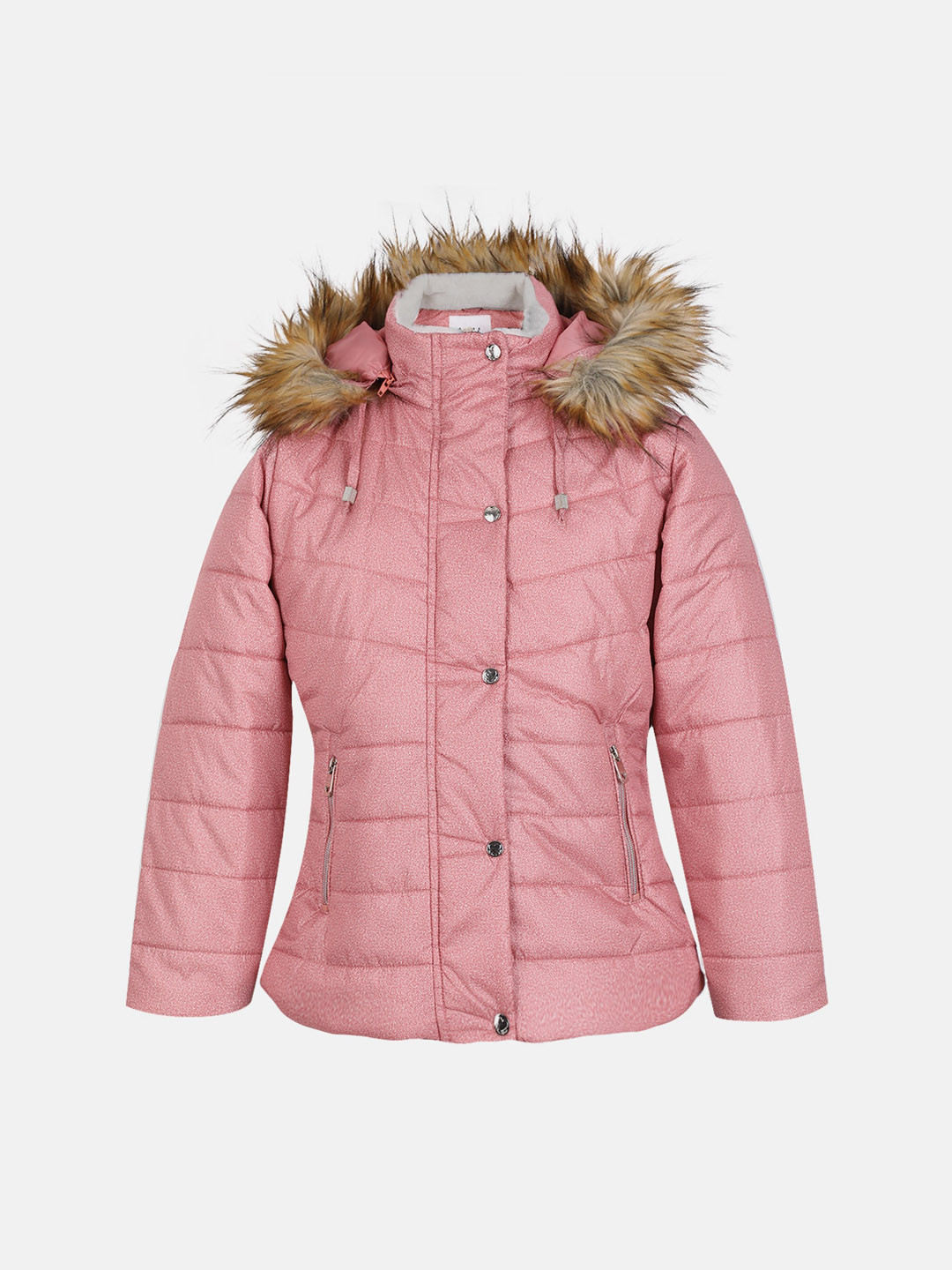 

CHKOKKO Girls Hooded Puffer Jacket, Pink