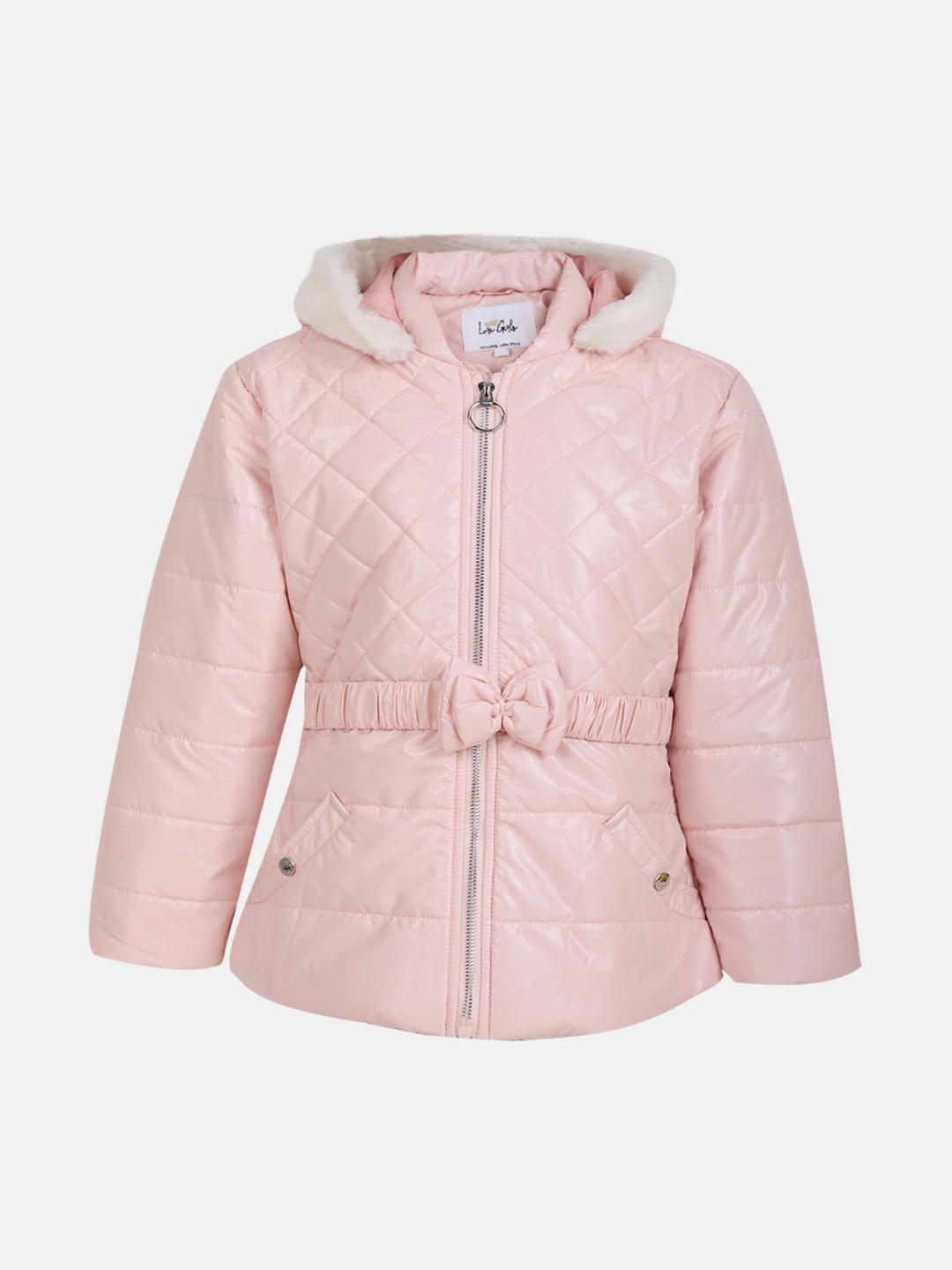 

CHKOKKO Girls Hooded Puffer Jacket, Pink
