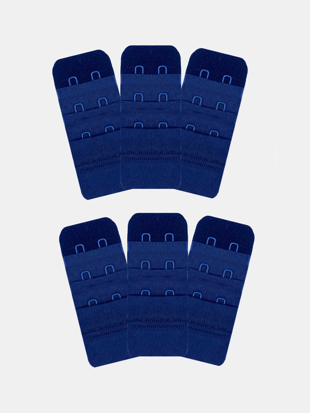 

Inner Sense Set Of 6 Hook & Eye Bra Extenders, Navy blue