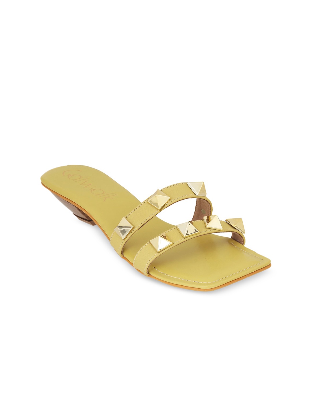 

Catwalk Embellished Block Sandals, Green