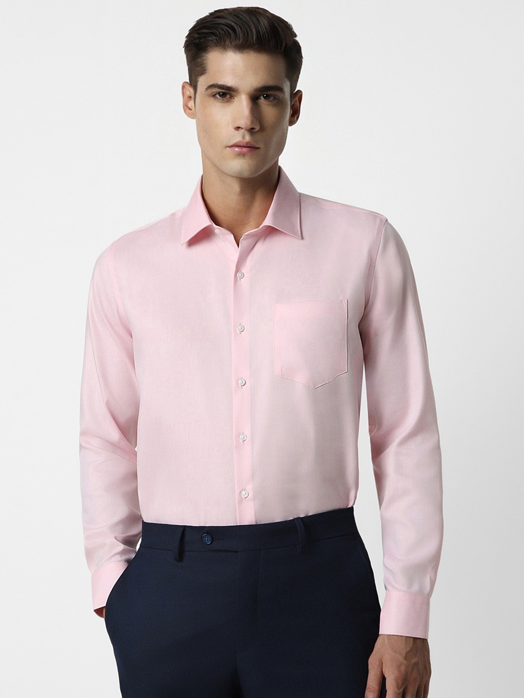 

Van Heusen Slim Fit Pure Cotton Formal Shirt, Pink