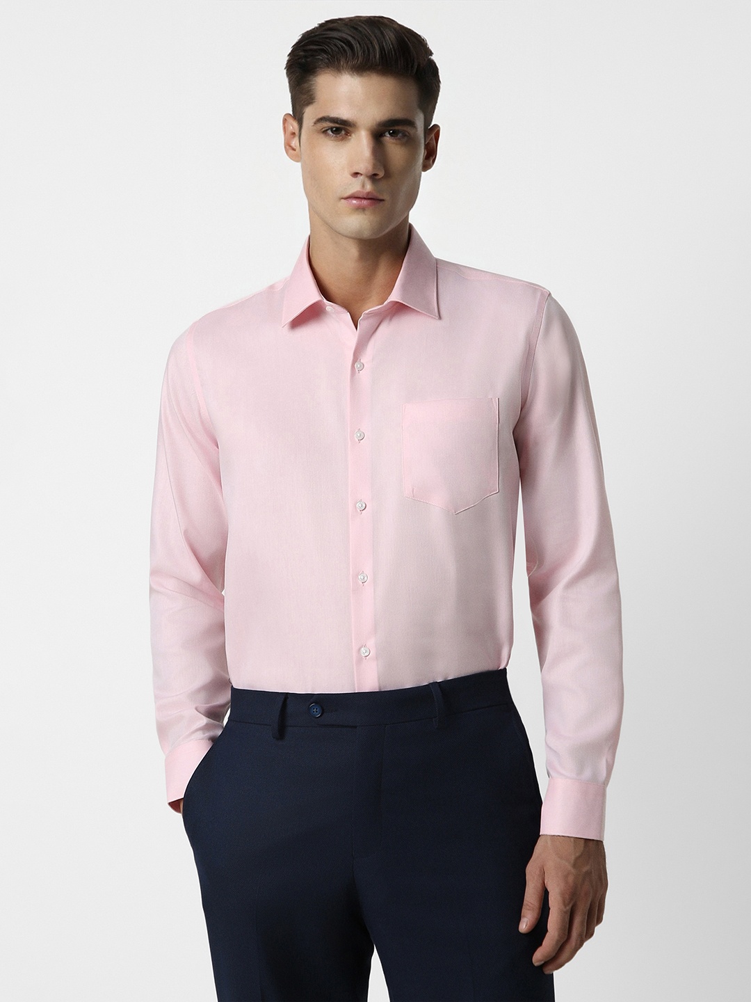 

Van Heusen Slim Fit Pure Cotton Formal Shirt, Pink