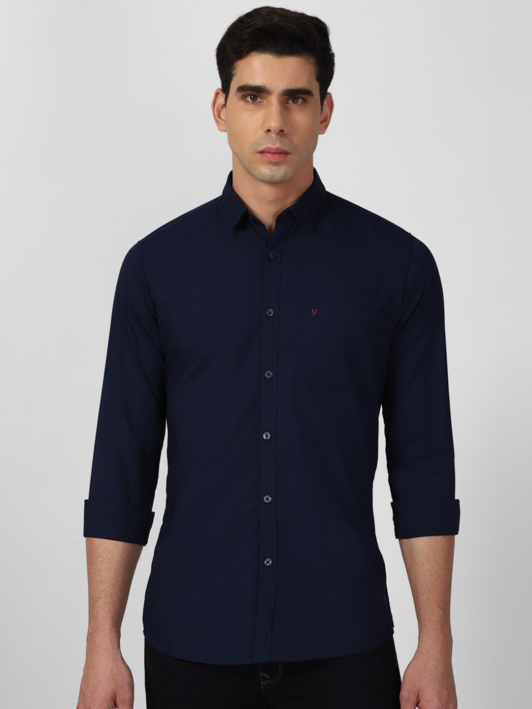 

Van Heusen Sport Slim Fit Classic Casual Shirt, Navy blue