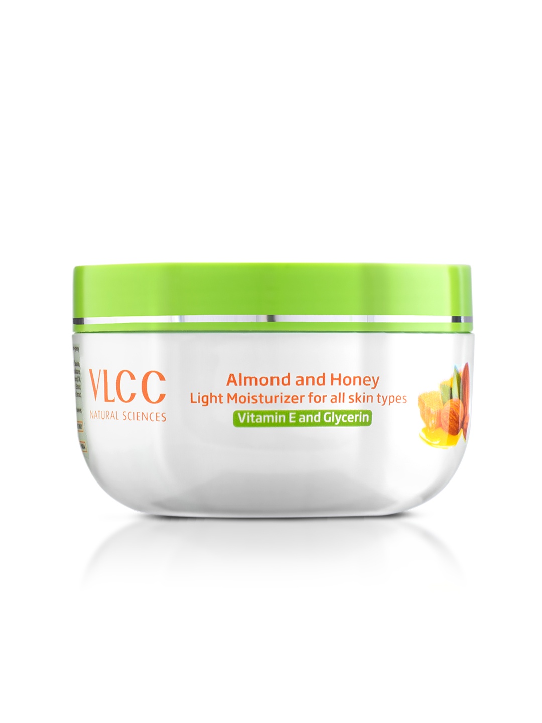 

VLCC Almond and Honey Light Moisturiser Cream - 200 g, White