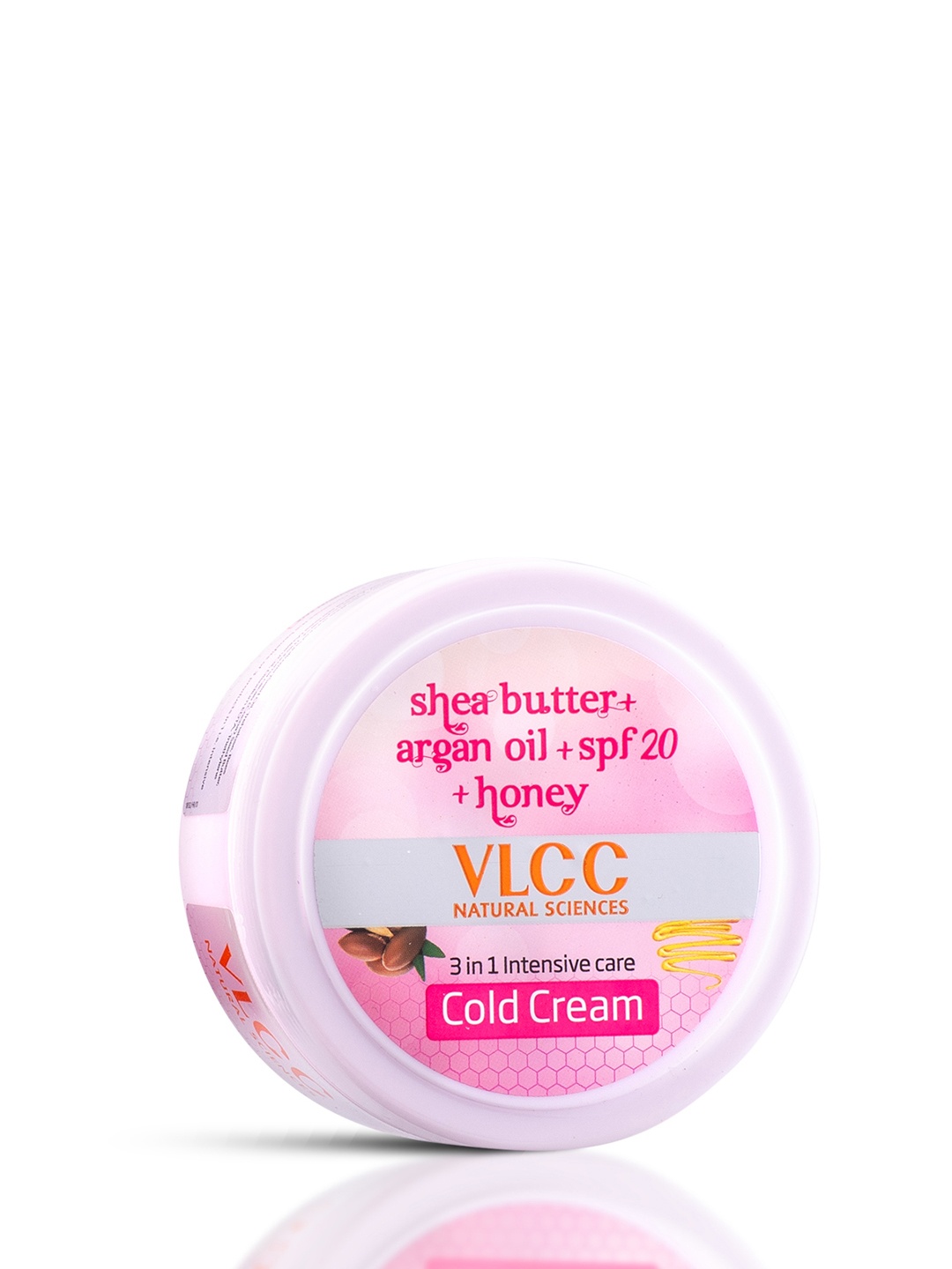 

VLCC 3 In 1 Intensive Care SPF 20 Cold Cream With Shea Butter & Argan Oil - 200g, Pink