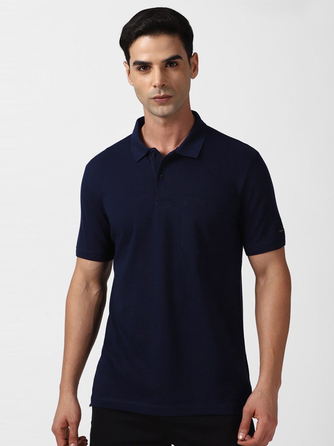 

Van Heusen Flex Polo Collar T-Shirt, Navy blue