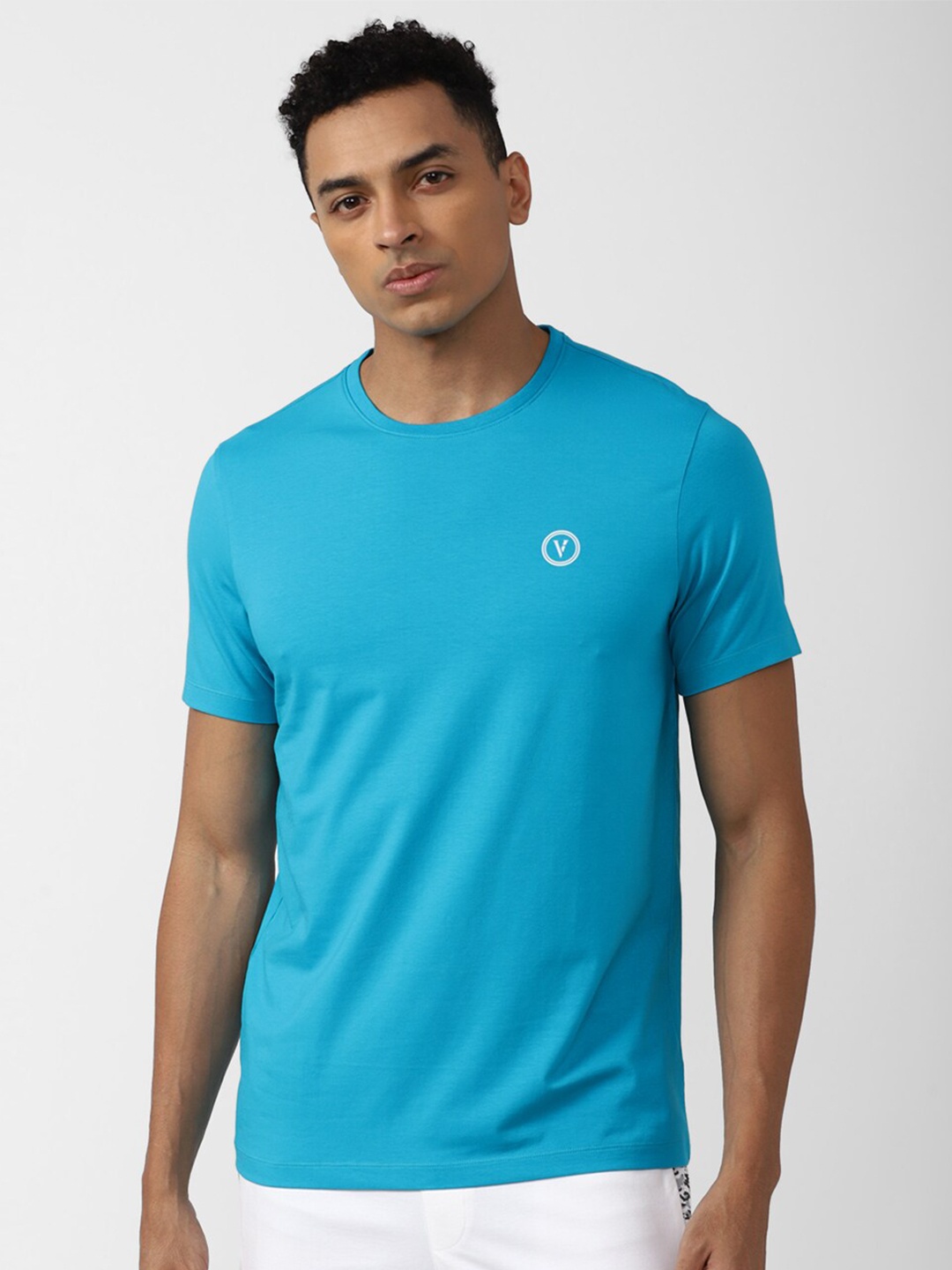 

Van Heusen Slim Fit Round Neck T-Shirt, Blue