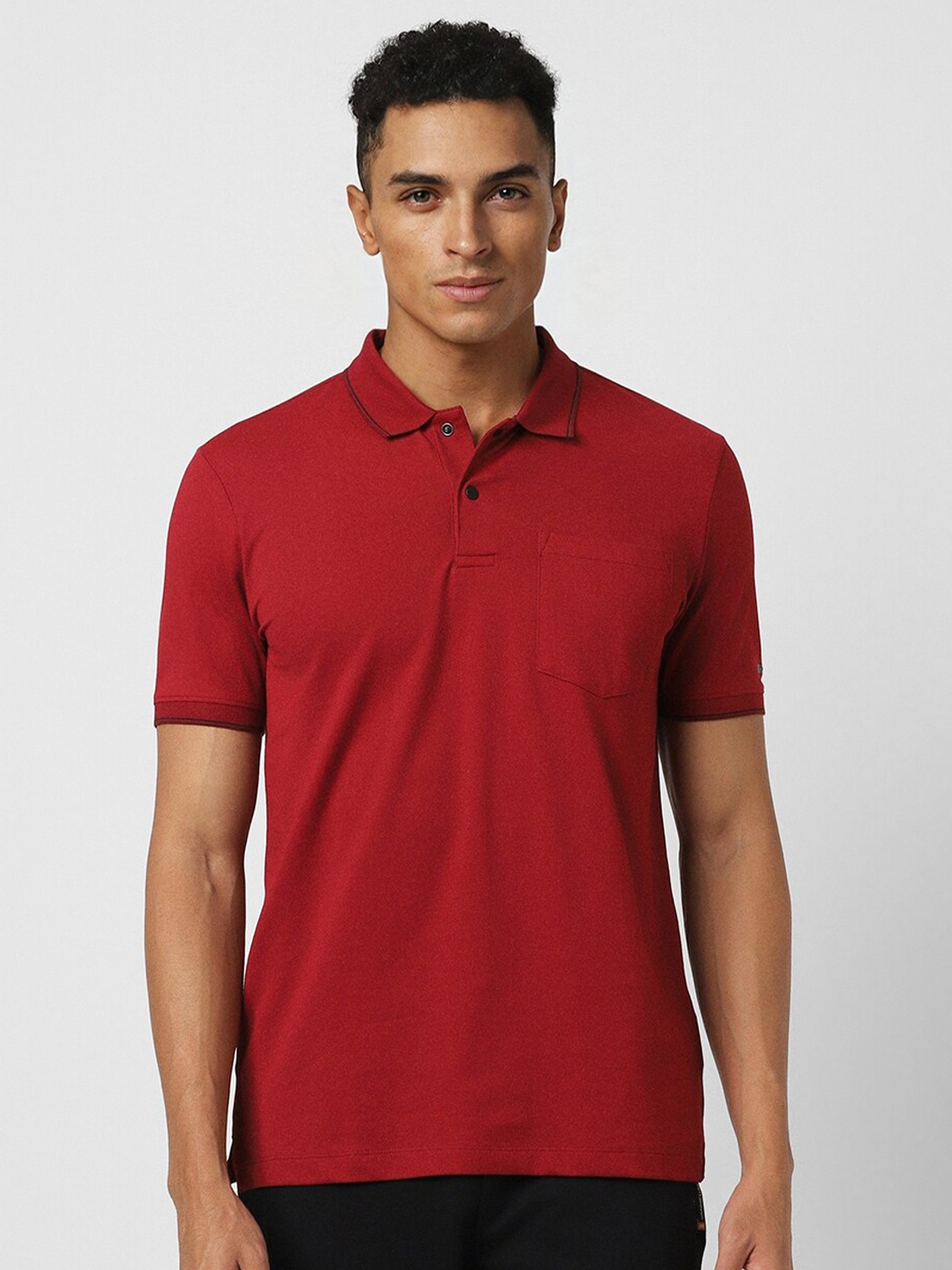 

Van Heusen Flex Polo Collar T-shirt, Red