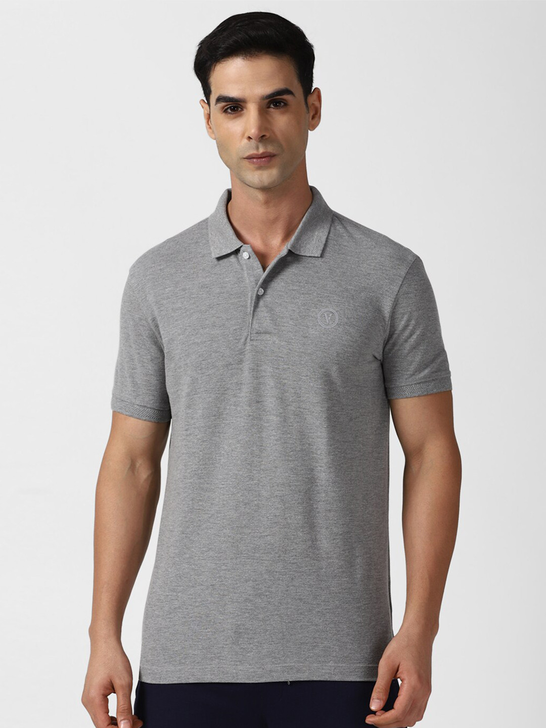 

Van Heusen Flex Polo Collar T-shirt, Grey
