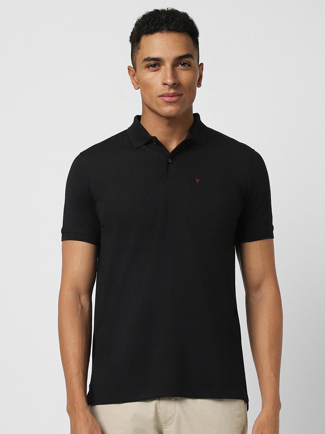 

Van Heusen Sport Polo Collar T-shirt, Black