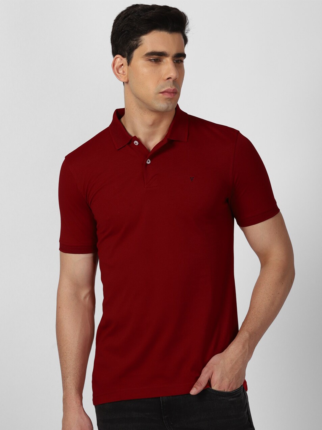 

Van Heusen Sport Polo Collar T-Shirt, Maroon