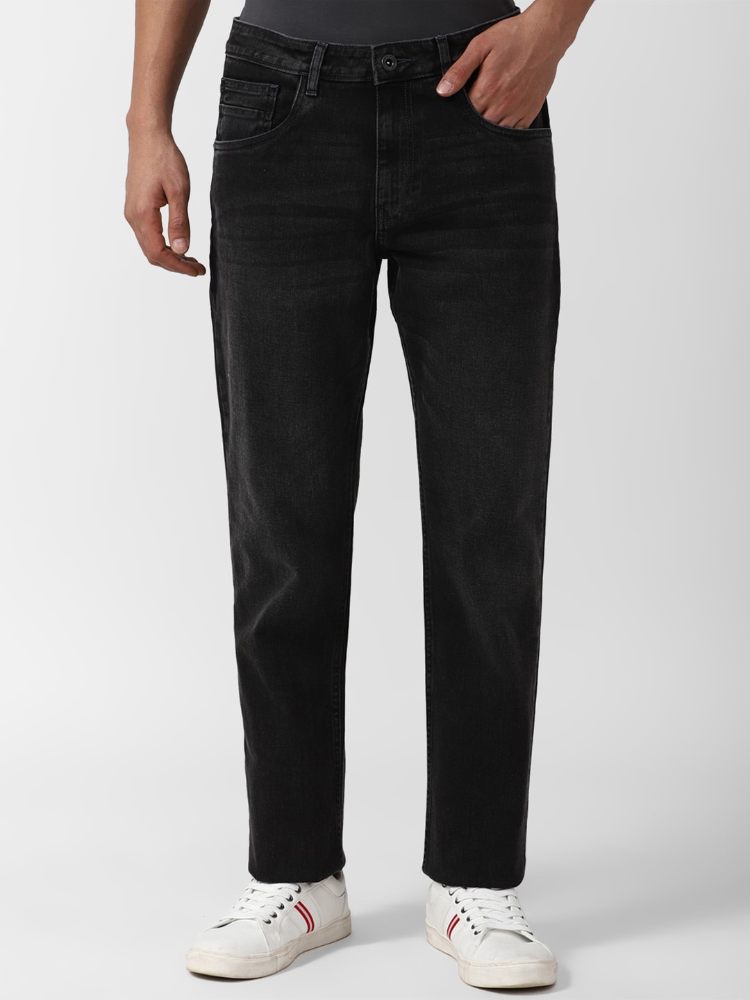 

VAN HEUSEN DENIM LABS Men Regular Fit Jeans, Black