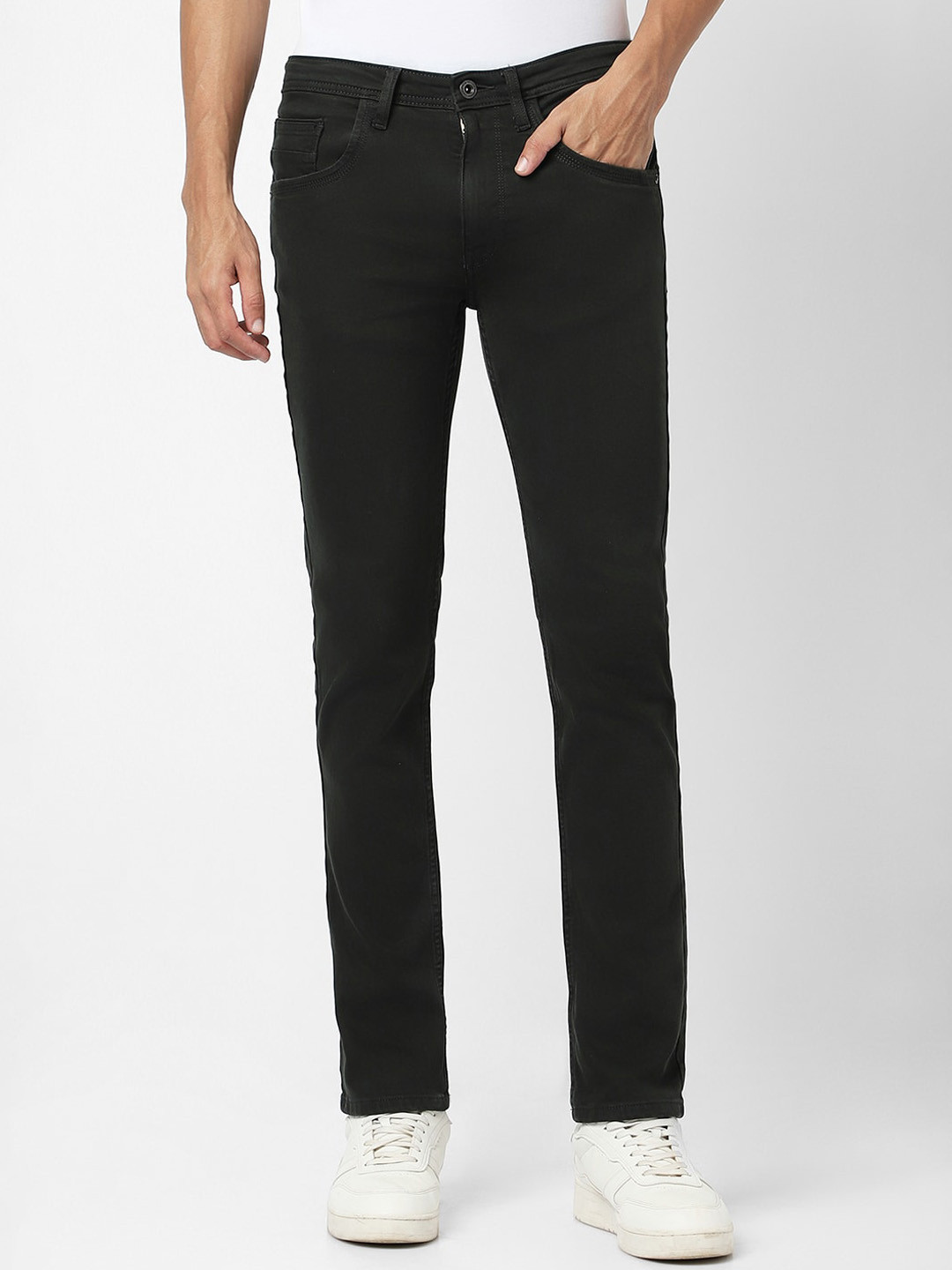 

VAN HEUSEN DENIM LABS Men Slim Fit Jeans, Black