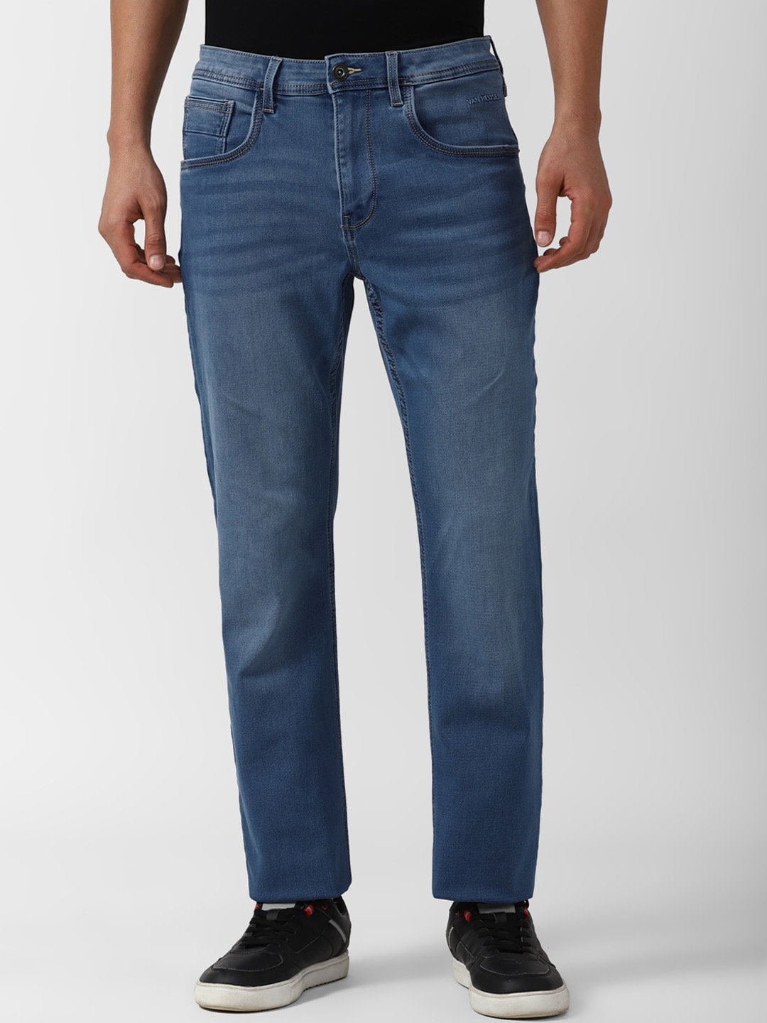 

VAN HEUSEN DENIM LABS Men Heavy Fade Stretchable Jeans, Blue